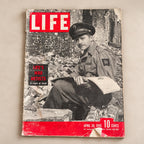 Vintage LIFE magazine April 30, 1945, Life's War Artists WWII historical issue
