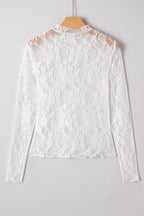 Brittany Mock Slim Fit Long Sleeve Top