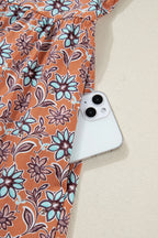 Alia Floral Contrast Collared Shirt