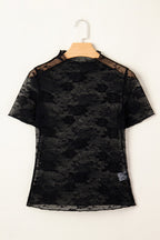 Camilla Short Sleeve Sheer Top