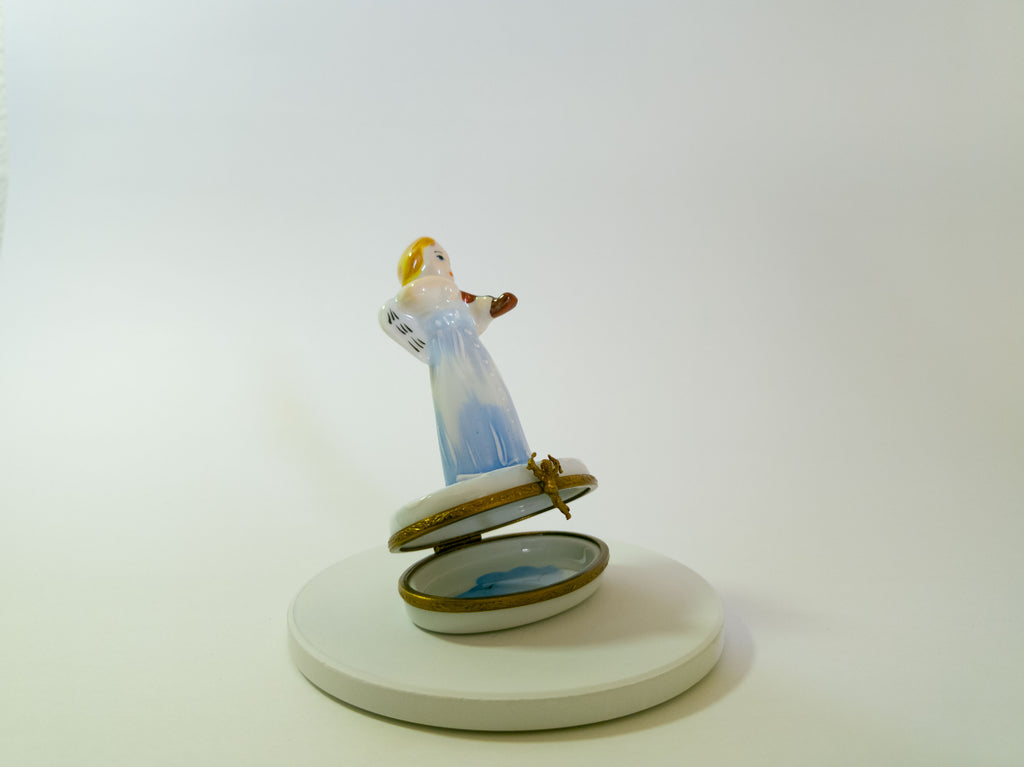 Angel with Violin Limoges - LADYBIRD LAUGH