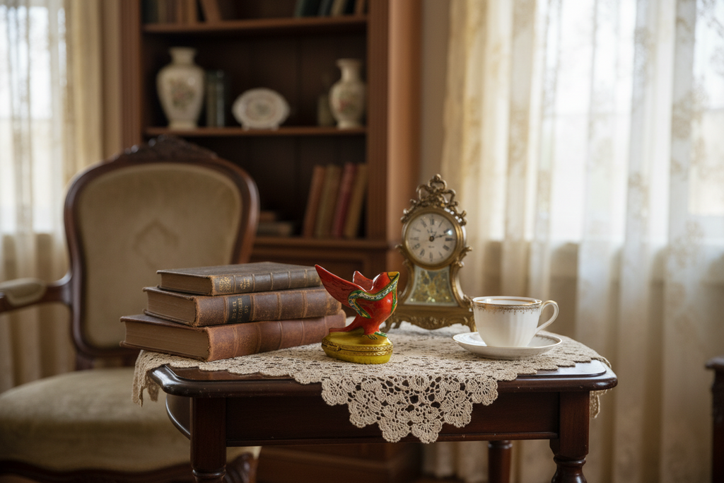 Artoria Four Calling Birds Limoges - LADYBIRD LAUGH