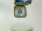 Blue and Gold Star of David Gift Limoges - LADYBIRD LAUGH