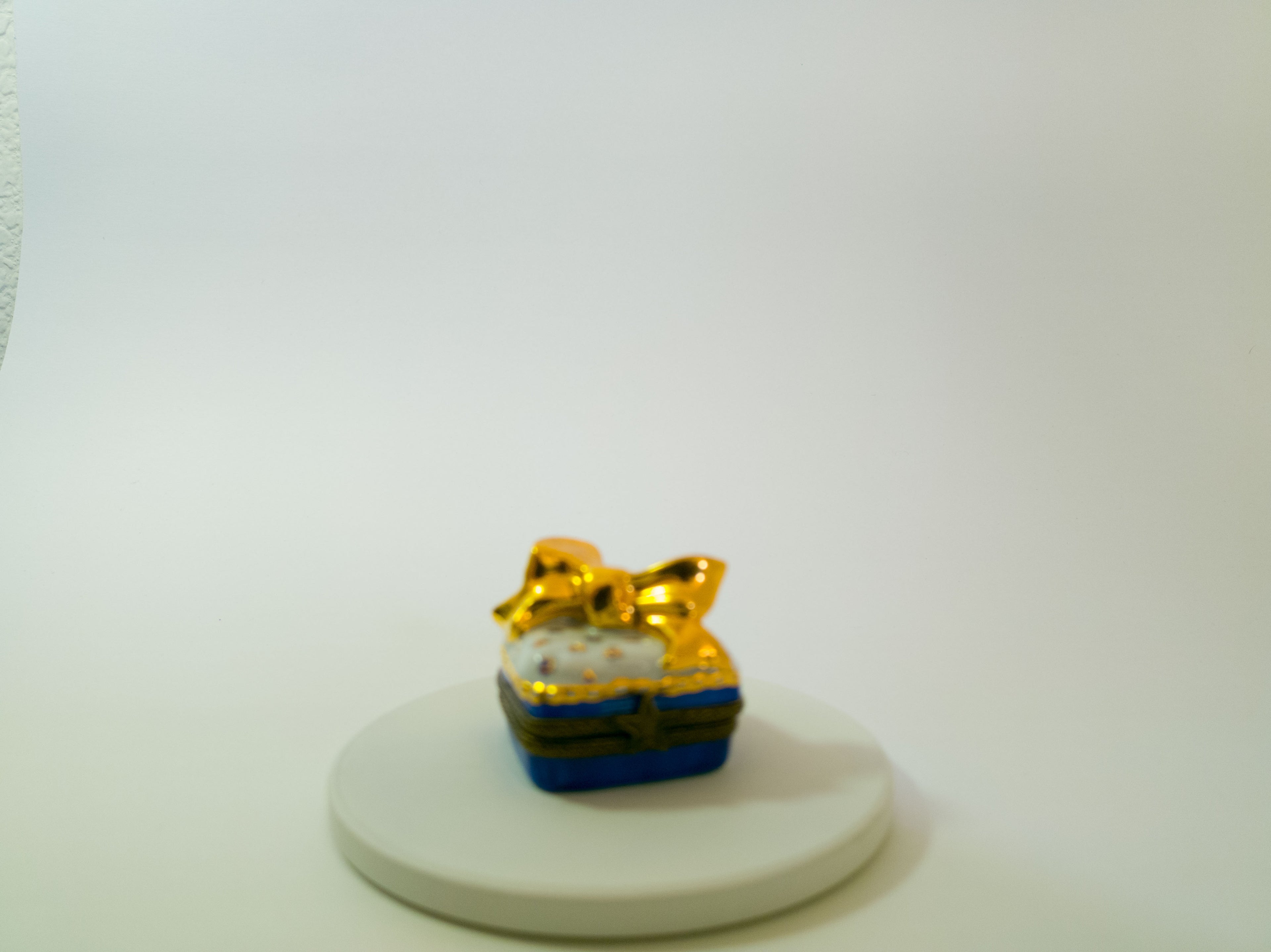 Blue and Gold Star of David Gift Limoges - LADYBIRD LAUGH