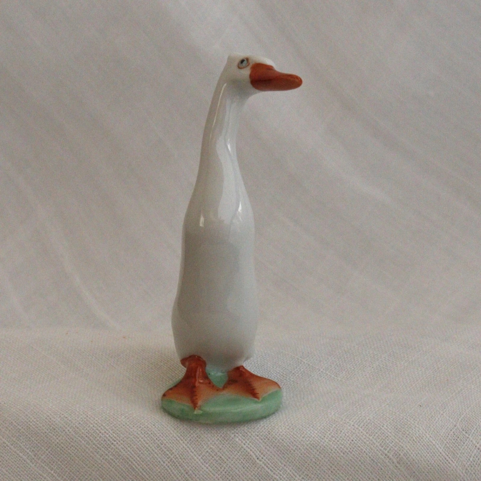 Indian Runner Duck - Herend Hungary Hand Painted - LADYBIRD LAUGH