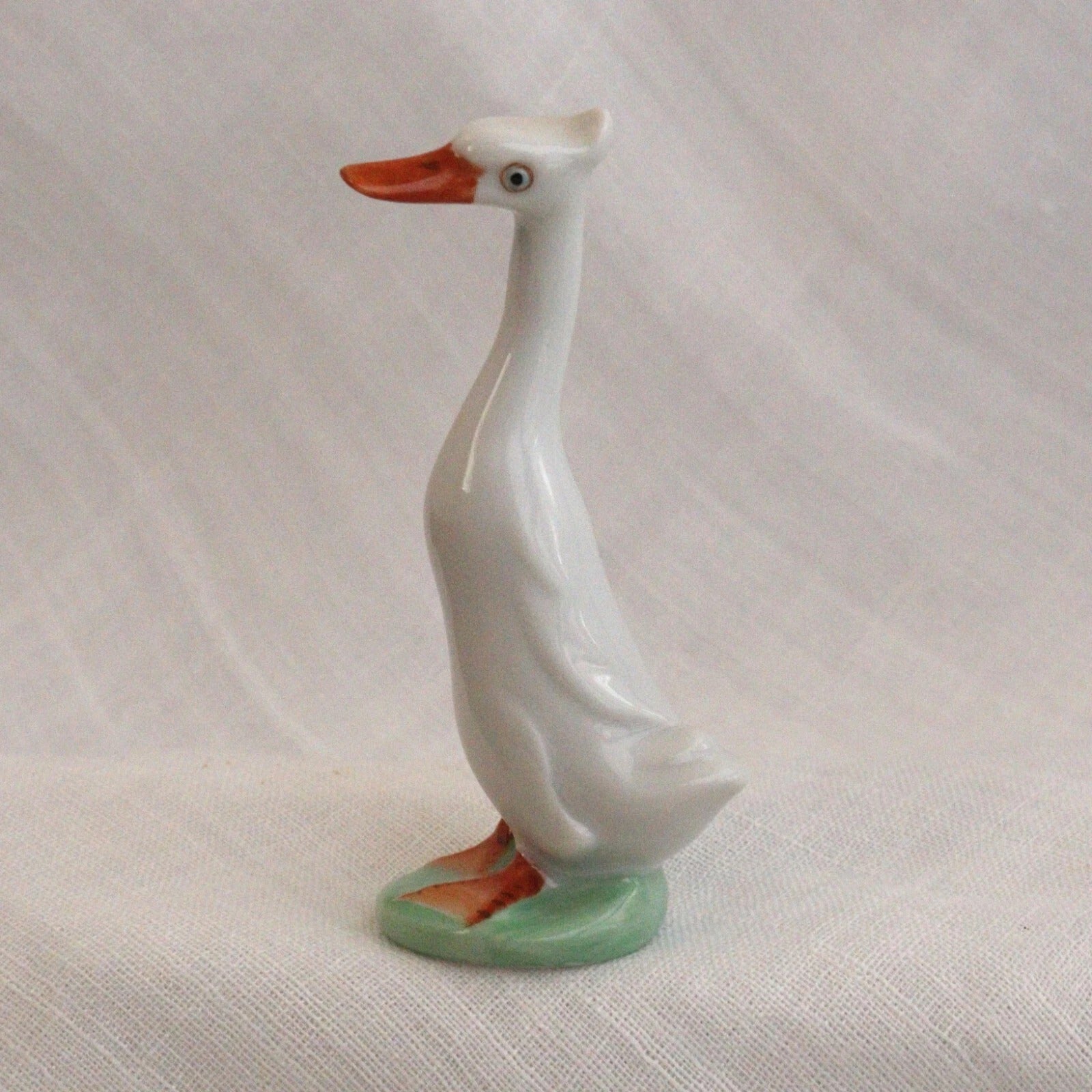 Indian Runner Duck - Herend Hungary Hand Painted - LADYBIRD LAUGH
