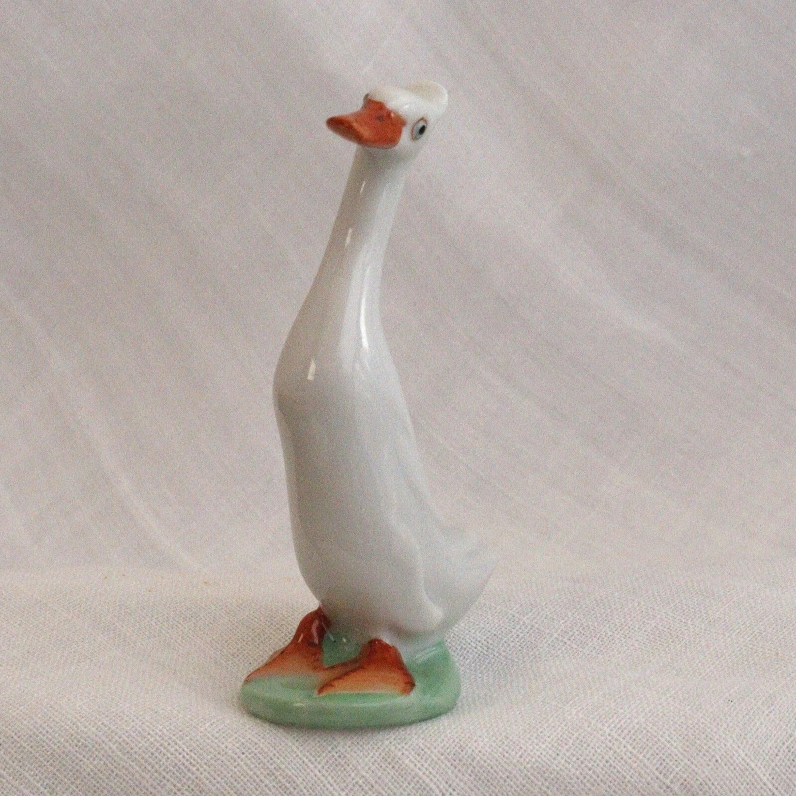 Indian Runner Duck - Herend Hungary Hand Painted - LADYBIRD LAUGH