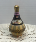Limoges  "Chianti Liqueur Bottle"