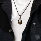 The ﻿Hypersthene Millionaire Manifestation Pendant