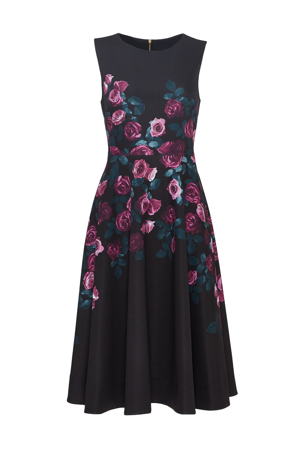 Anthropologie Erin Fetherston Floral Neoprene Fit & Flare Dress - LADYBIRD LAUGH