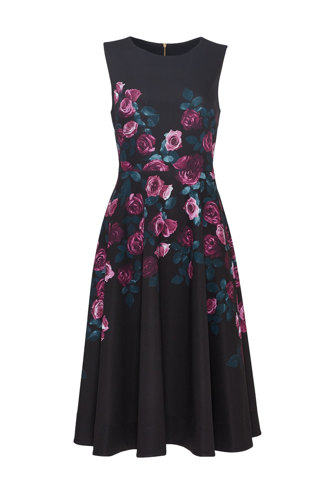 Anthropologie Erin Fetherston Floral Neoprene Fit & Flare Dress - LADYBIRD LAUGH