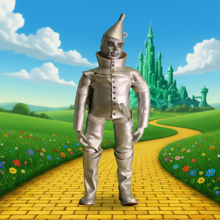 Franklin Mint Wizard of Oz Tin Man - LADYBIRD LAUGH