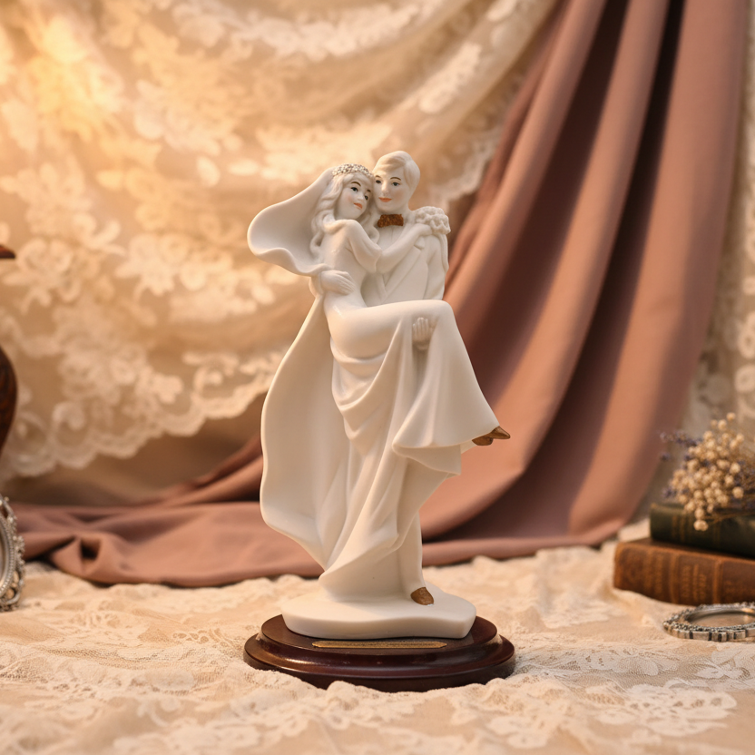 Giuseppe Armani "Over The Threshold" Wedding Figurine | Vintage Collectible Sculpture - LADYBIRD LAUGH
