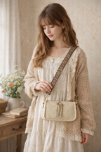 Bohemian Wide Shoulder Strap Crossbody Bag