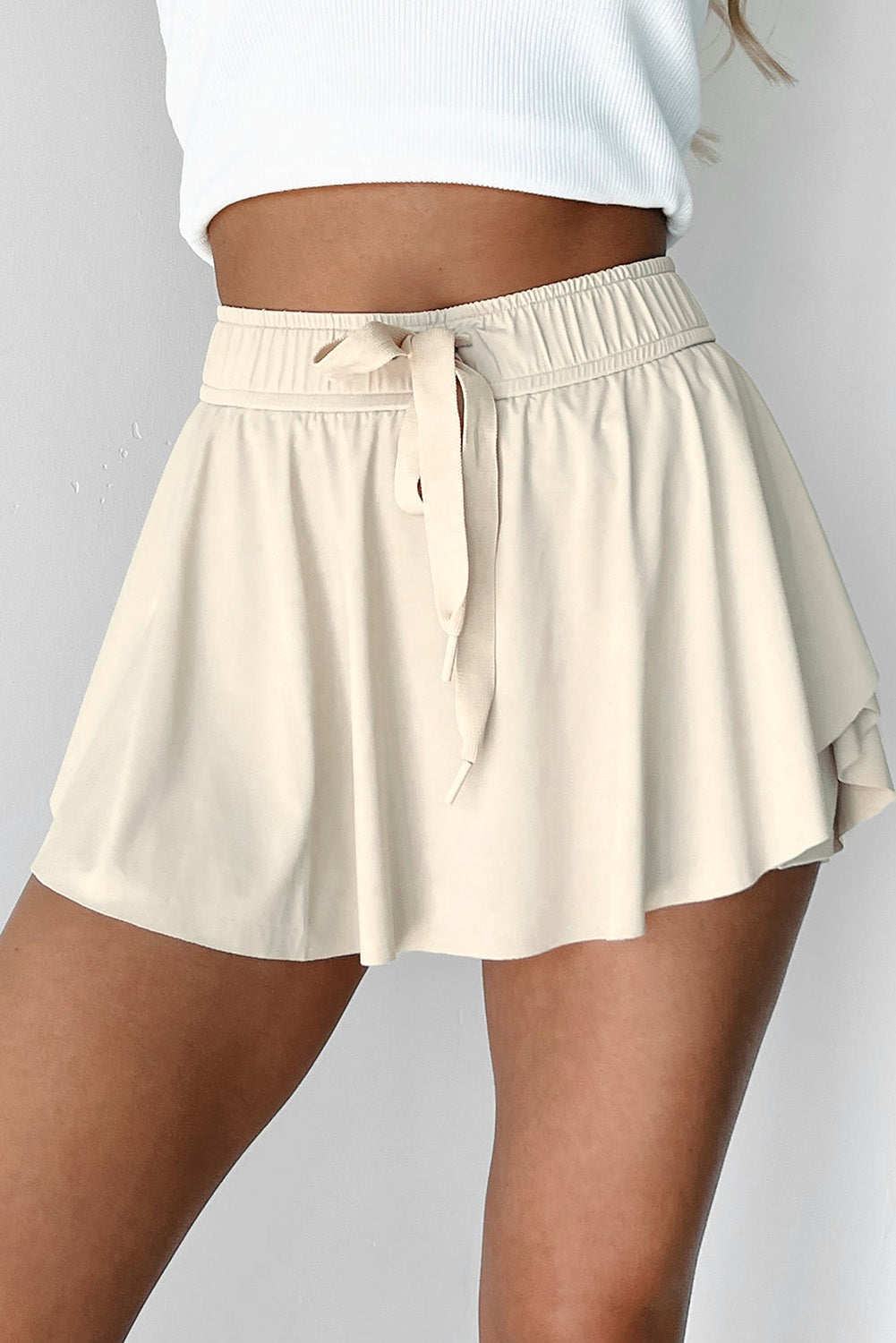 Izzy-Drawstring Lined Tennis Skorts