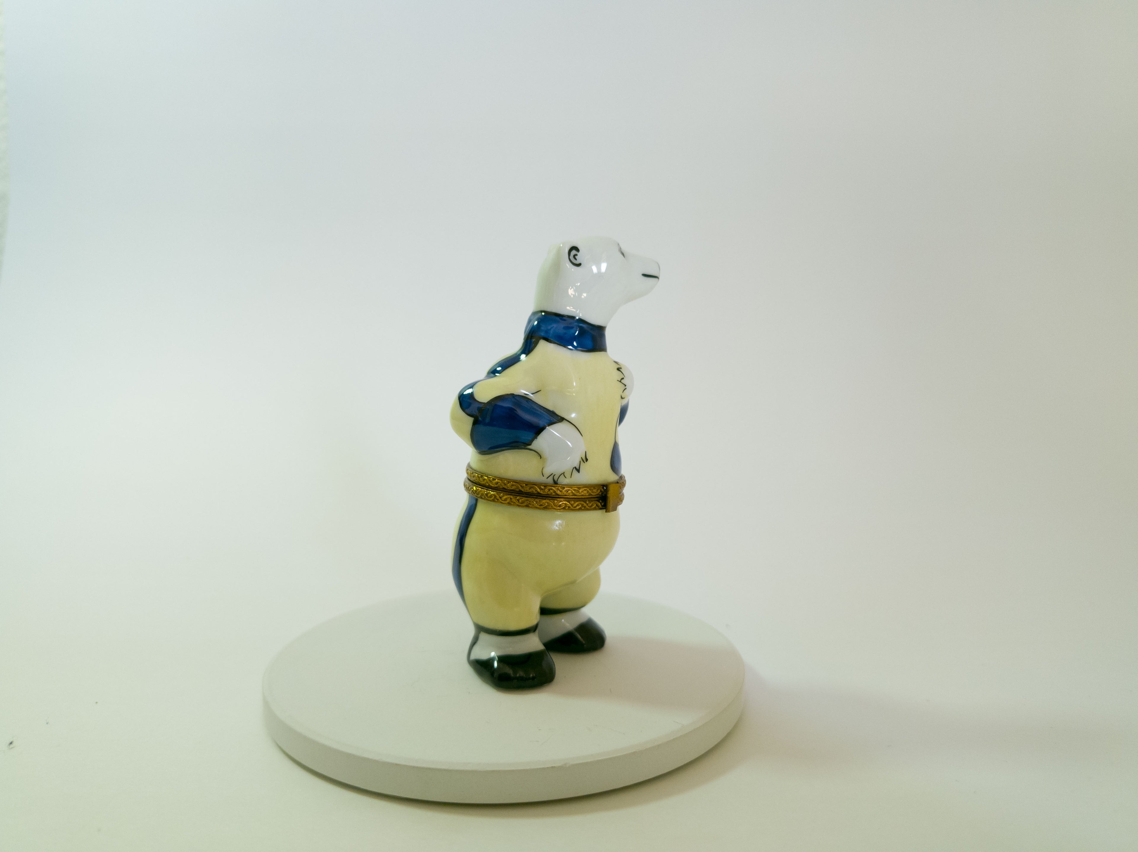 Polar Bear Baseball Player Limoges - LADYBIRD LAUGH