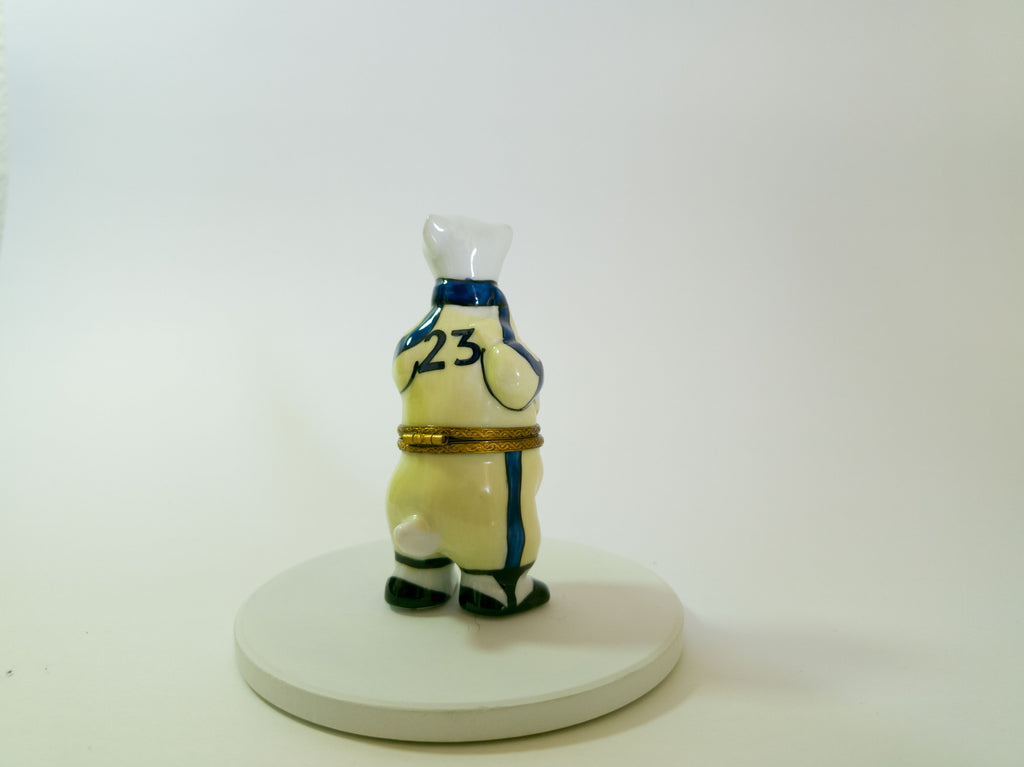 Polar Bear Baseball Player Limoges - LADYBIRD LAUGH