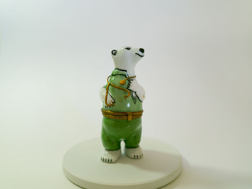 Polar Bear Doctor Limoges - LADYBIRD LAUGH