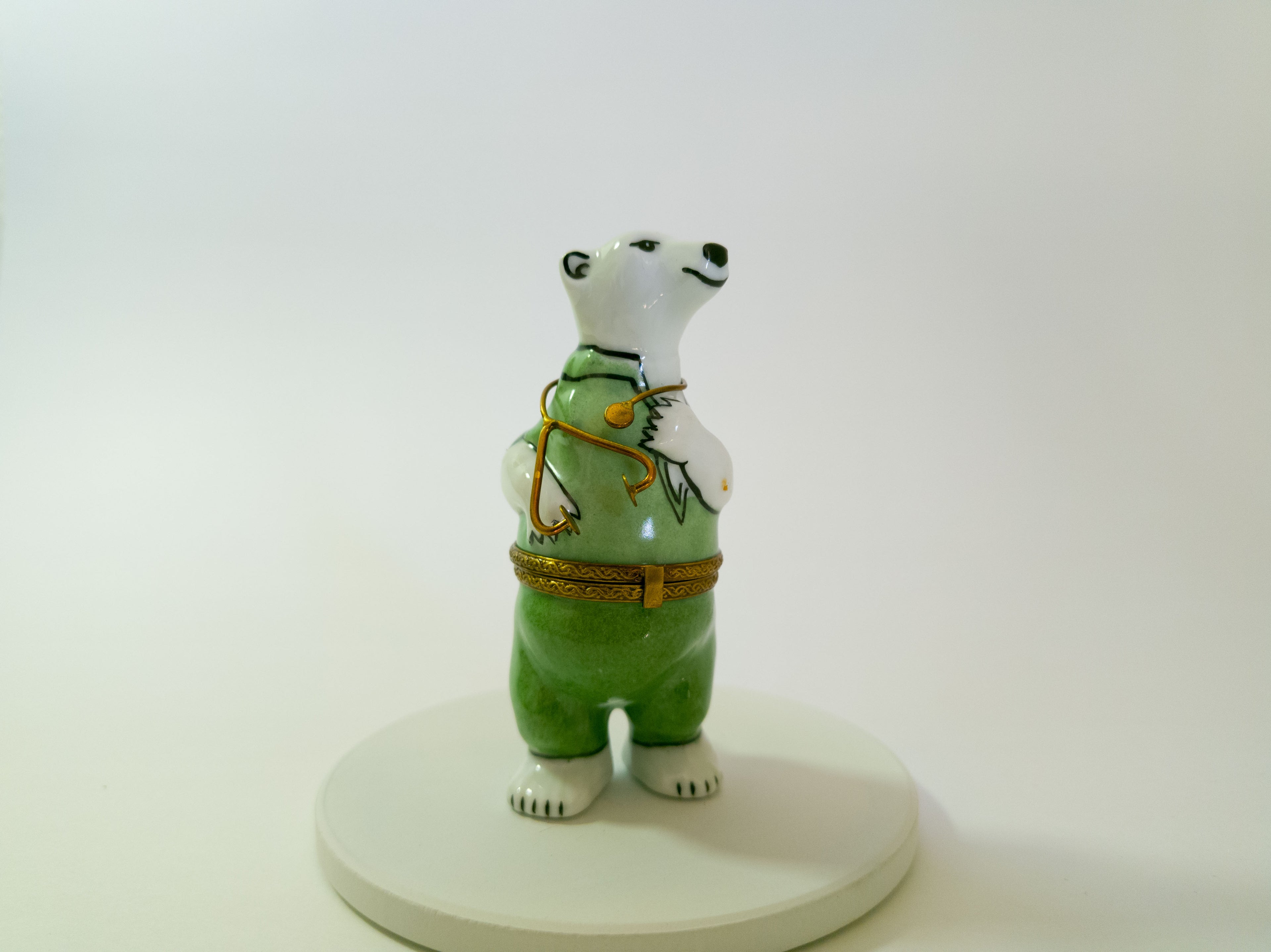 Polar Bear Doctor Limoges - LADYBIRD LAUGH