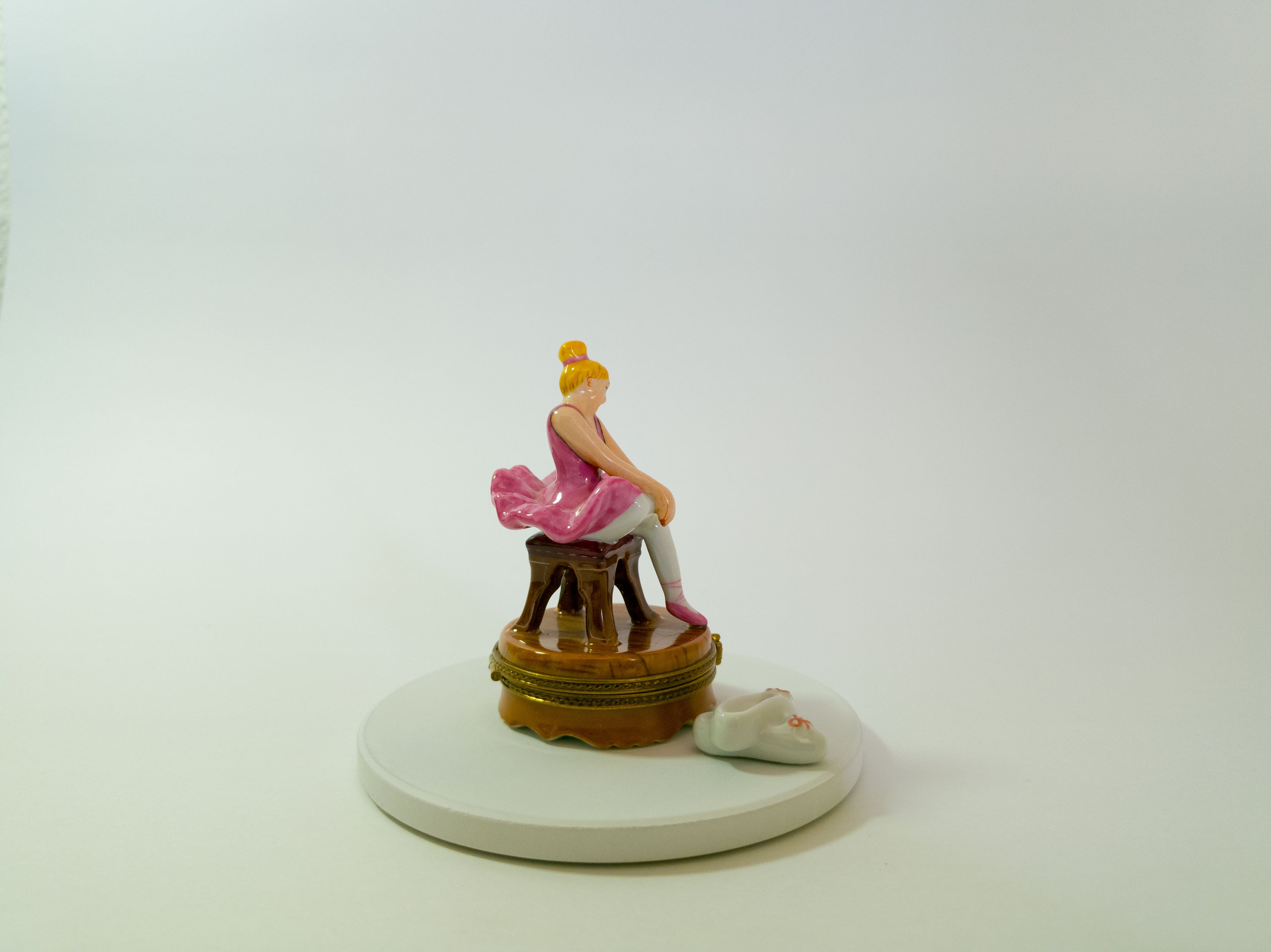 Rochard Limoges Ballerina Trinket Box with Ballet Shoes - LADYBIRD LAUGH