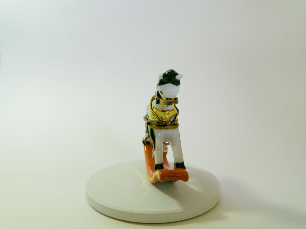 Limoges Rocking Horse Trinket Box - LADYBIRD LAUGH