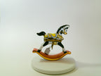 Decorative horse figurine on a white background