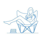 The Jet Black Butterfly Chair
