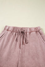 Murphy Leg Patchwork Drawstring Pants