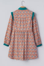 Alia Floral Contrast Collared Shirt