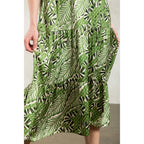 Gwen - Flutter Sleeve Print Tiered Dress