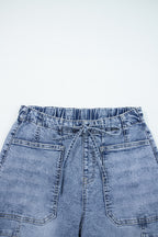 Bella Paperbag Waist Barrel Jeans