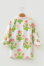 Noelle 3 4 Sleeve Blouse