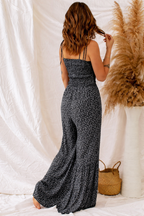Dulce Wide Leg Floral Jumpsuit
