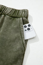 Paisley Leg Patchwork Drawstring Pants