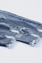 Georgia Skinny Distressed Capri Jeans