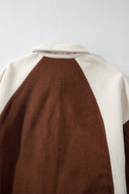 Alia Patchwork Down Fleece Shacket