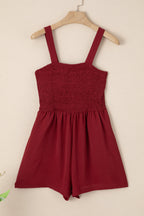 Marlowe Casual Smocked Sleeveless Romper