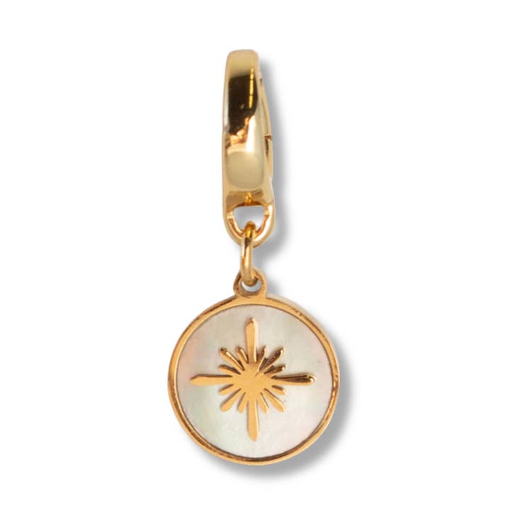 Star Charm, Mother of Pearl | Charm Bar | Bag Charm