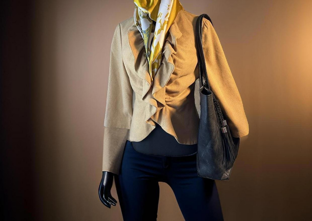 Tabitha for Anthropologie Ruffle Wool Blazer - LADYBIRD LAUGH