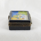Signed Limoges Flower Puzzle Box – Peint Main, France