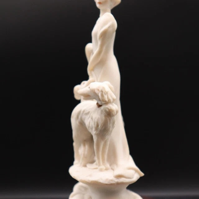 Giuseppe Armani Lady with Two Borzoi Dogs - LADYBIRD LAUGH