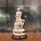 Giuseppe Armani Lady with Two Borzoi Dogs