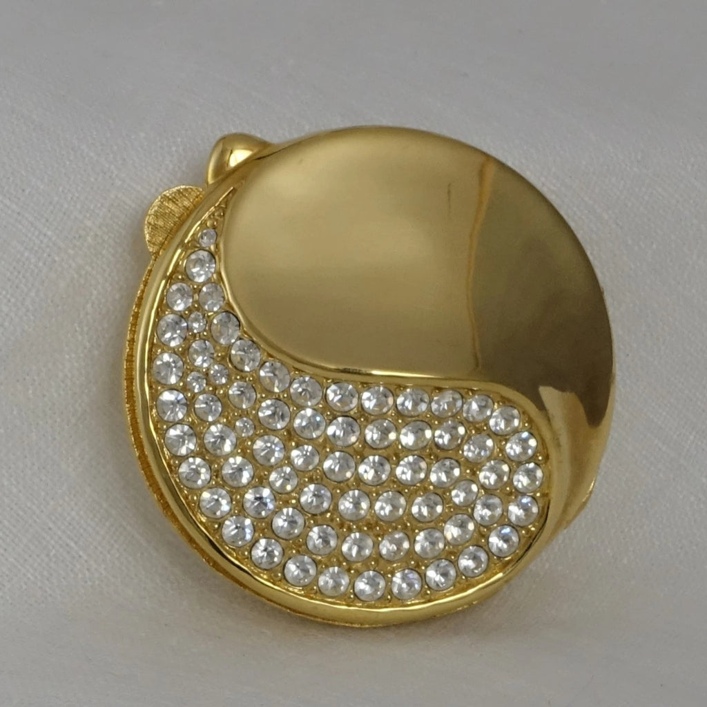 Vintage Bob Mackie Swirl Yin & Yang pill box - LADYBIRD LAUGH