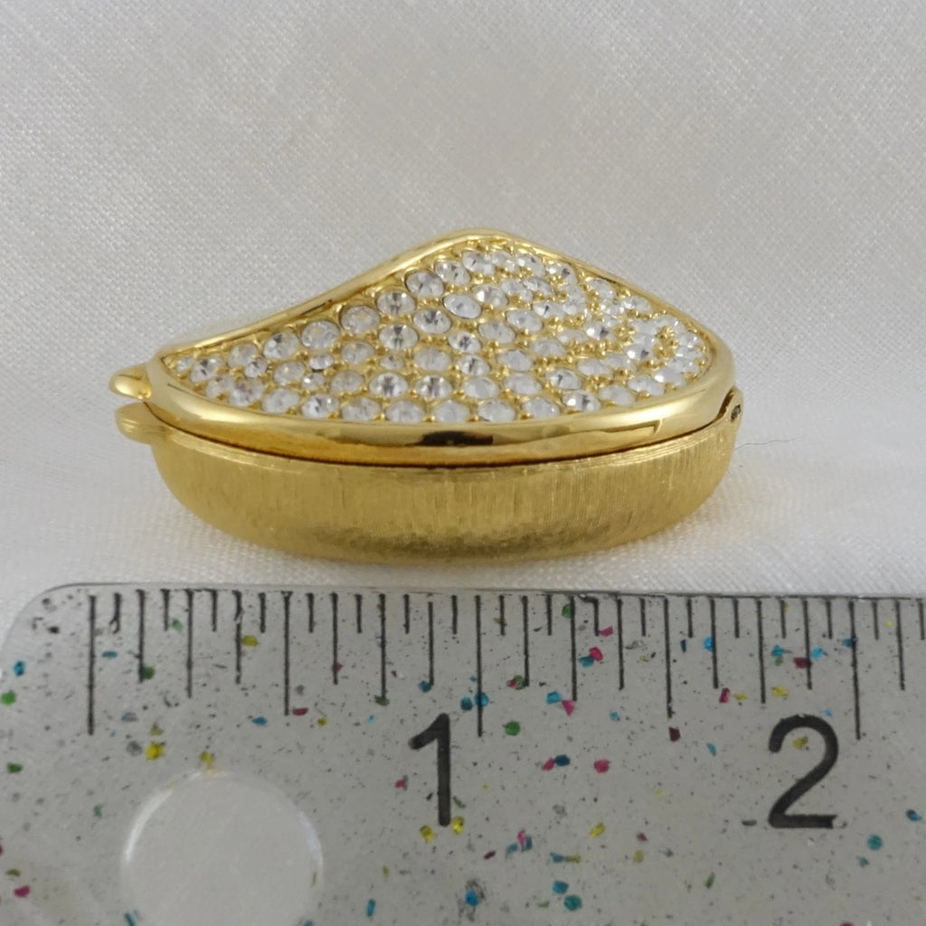 Vintage Bob Mackie Swirl Yin & Yang pill box - LADYBIRD LAUGH